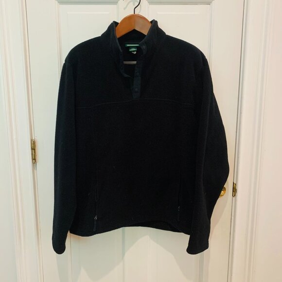 Vintage L.L. Bean Pullover Fleece Made In The USA - Size Large - Picture 1 of 4